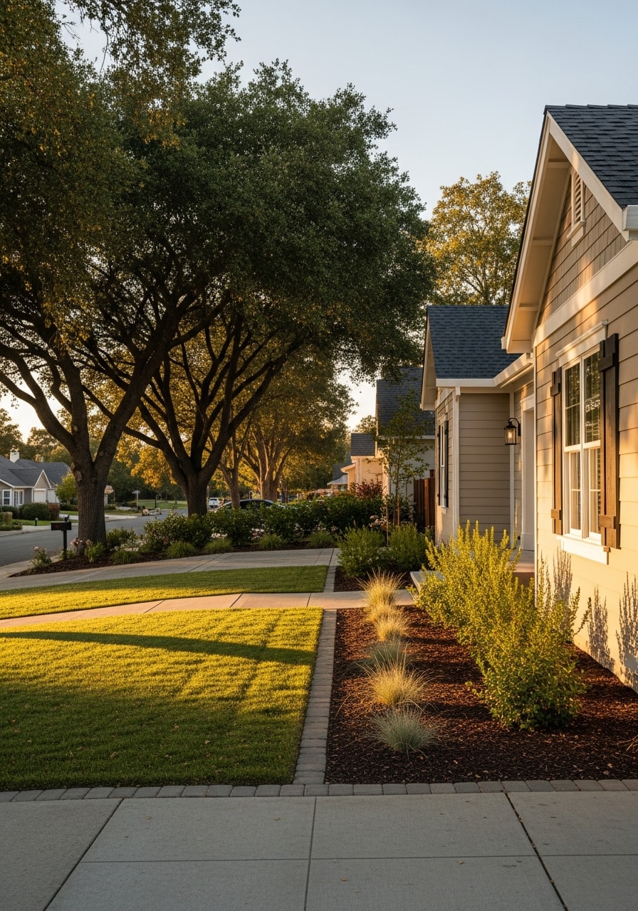 Livermore home with updated exterior and well-maintained landscaping.